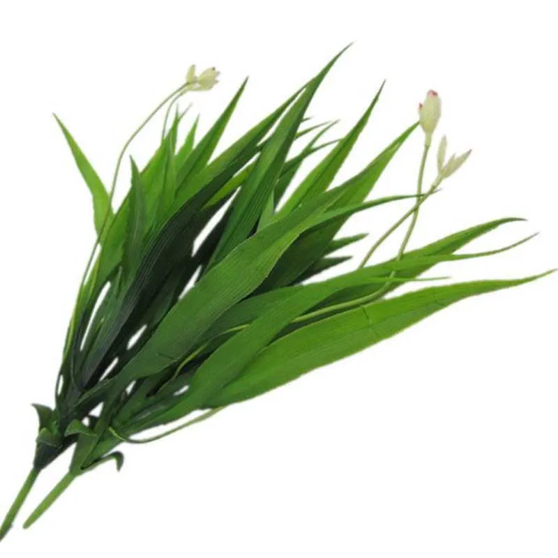 Artificial Plants Green Grass Plastic plant Fake Flower decorative flowers Garden Home Decoration artificial grass | Дом и сад