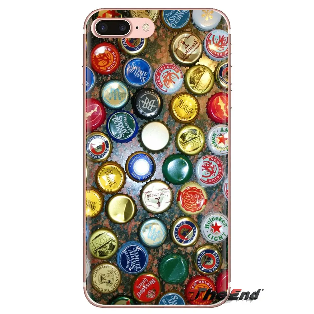 Многие крышки для пивных бутылок узор коллаж чехол телефона Samsung Galaxy J1 J2 J3 J4 J5 J6 J7 J8