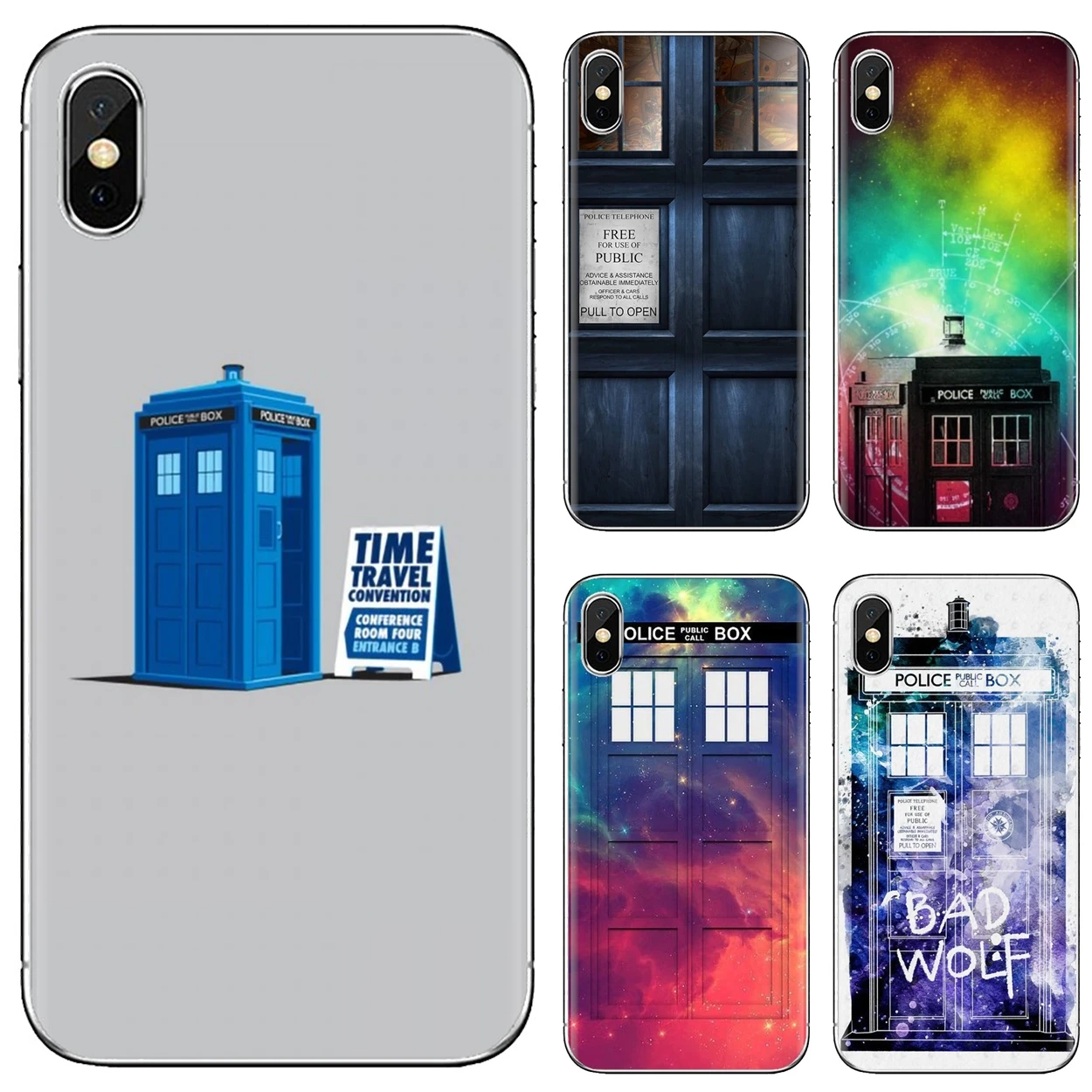 Силиконовый чехол Tardis Box Doctor Who для Samsung Galaxy A10 A40 A50 A70 A3 A5 A7 A9 A8 A6 Plus 2018 2015 2016