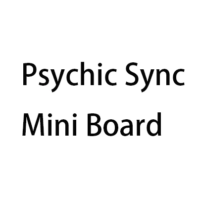 Psychic Sync Mini Board умные фокусы реквизит Gimmicks иллюзии крупным планом, сценическое предиумение выбранная карта волшебника, высокотехнологичный - Цвет: Mini Board