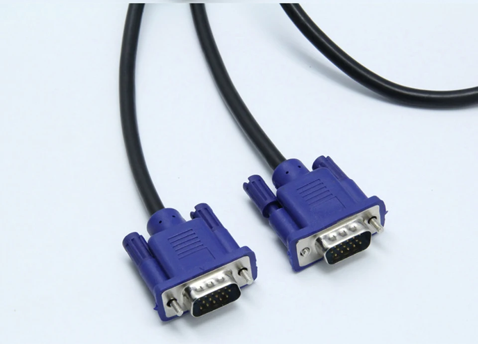 1,5 м до 15 м компьютерный монитор Удлинительный Кабель VGA кабель HD 15 Pin папа-папа VGA кабель полный медный проводник для портативных ПК