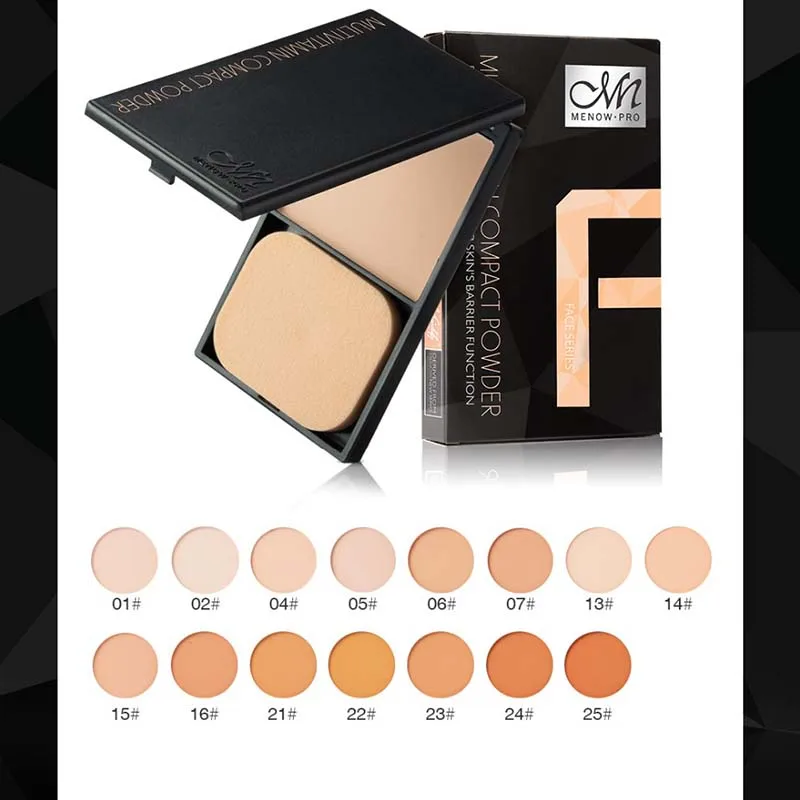MENOW стильный макияж для лица прессованная пудра с зеркалом палитра консилер