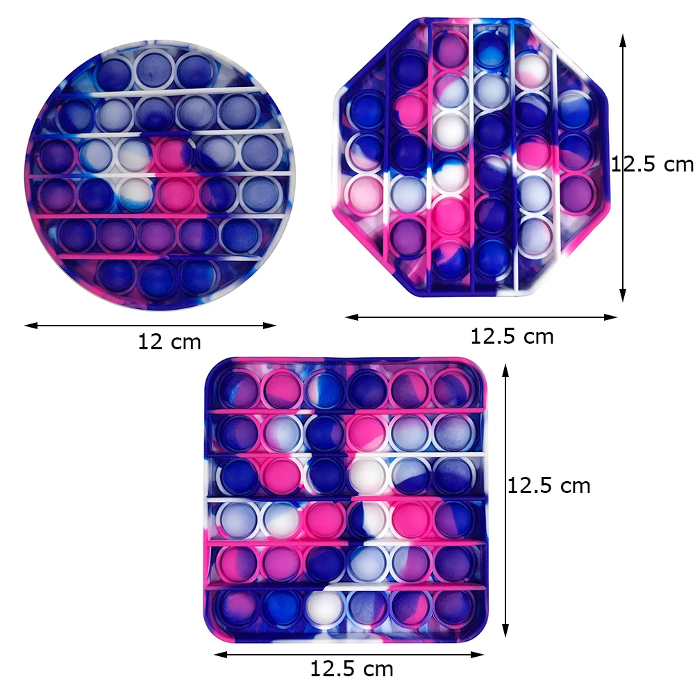

Push Bubble Puzzle Fun Autism Stress Relief Sensory Toys Children's Decompression Puzzle Desktop Squeeze Sounding Toy