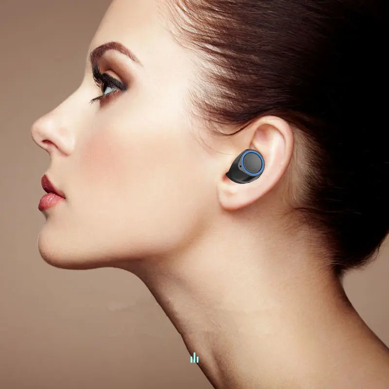 TWS 5 0 шумоподавление bluetooth-гарнитура 3D сенсорная гарнитура удобная