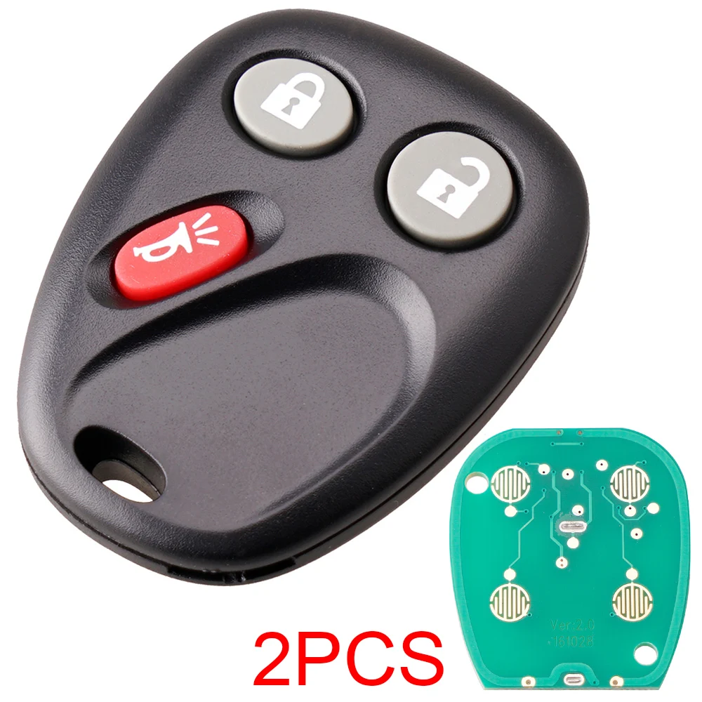 2 шт./лот 3 кнопки автомобиля без ключа Замена дистанционного Fob LHJ011 подходит для