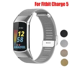 Металлический ремешок для смарт-часов Fitbit Charge 5, аксессуары для смарт-часов Fitbit Charge 5