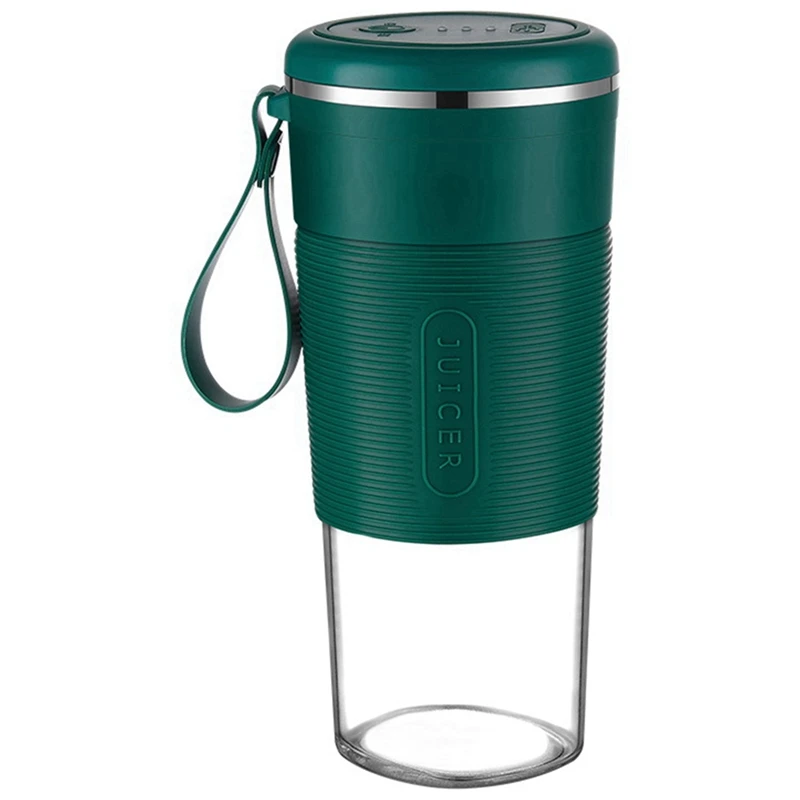 

2 Pcs Mini Juicer Blender, USB Rechargeable Small Single Serve Fruit Mixer for Shakes and Baby Food Green & Pink