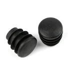 10 шт., черная заглушка пластиковые ножки для мебели, заглушка, заглушка для круглой трубы