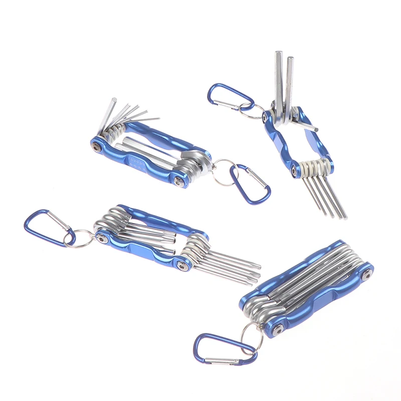 

Folding Portable Hexagonal Wrench Set Hex Screwdriver Wrenches Hand Tools