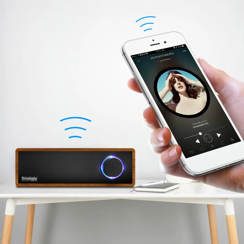 R15C деревянный портативный Bluetooth динамик Ретро Мини Портативный беспроводной bluetooth-колонка HIFI сабвуфер динамик