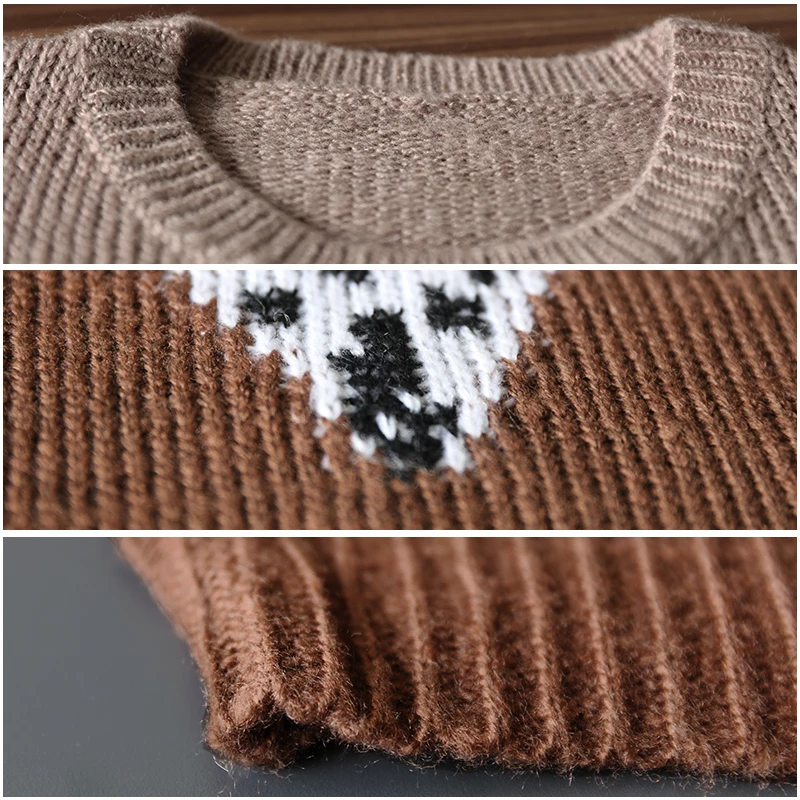

2020 Autumn Winter Leopard Sweater Women Pullover Plus Size Womens Sweaters High Quality Knitted Oversized Sweater Jumper