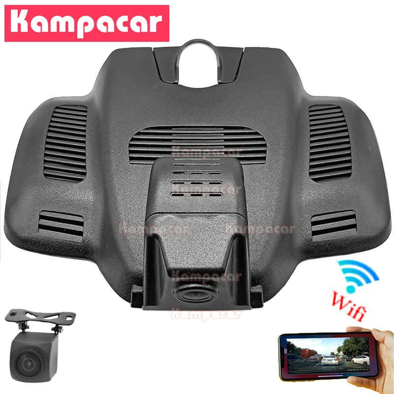 

Kampacar BZ13-D Car Wifi DVR Recorder For Mercedes Benz E 400d 220d 350 AMG E400 C238 S205 S213 W213 W257 4K 2160P Dual Dash Cam