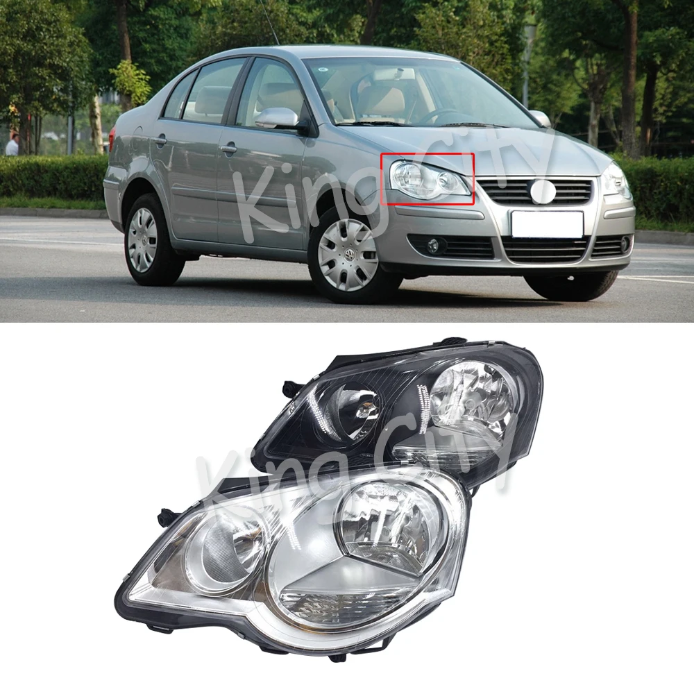 Capqx 1 шт. для поло 2006 2007 2008 2009 2010 Передняя передняя фара для вождения фары фара черный/белый цвет фона