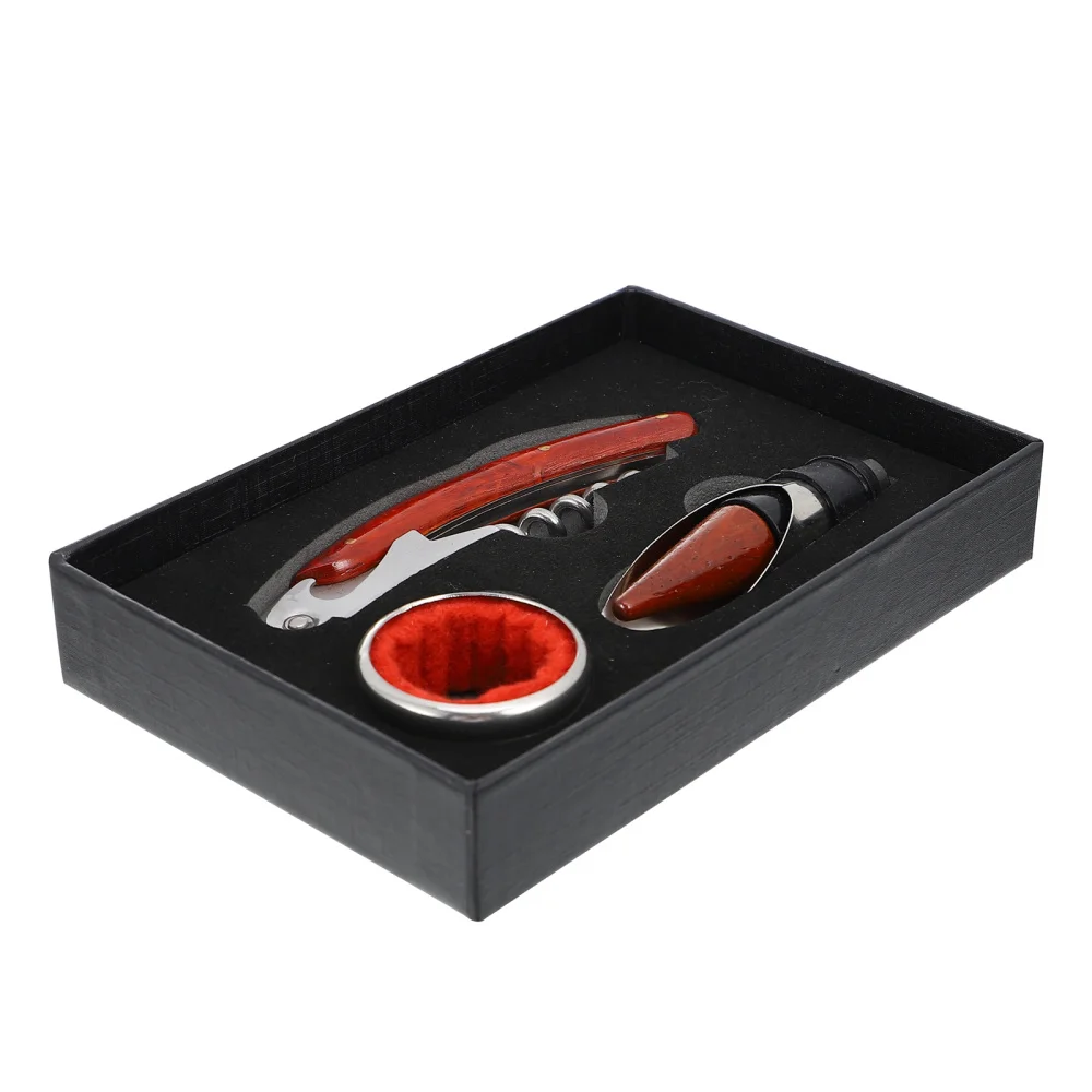 

3pcs/set Creative Corkscrew Bottle Collar Drip Ring and Pour Device