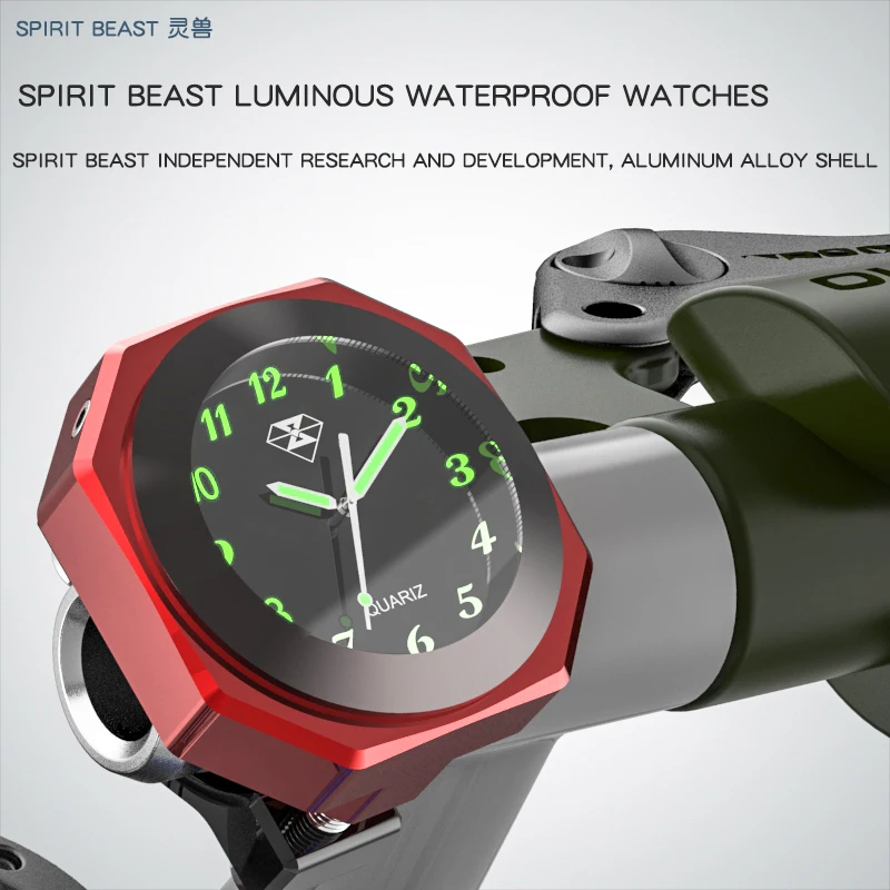 Спортивные часы SPIRIT BEAST для мотокросса декоративные скутера водонепроницаемые