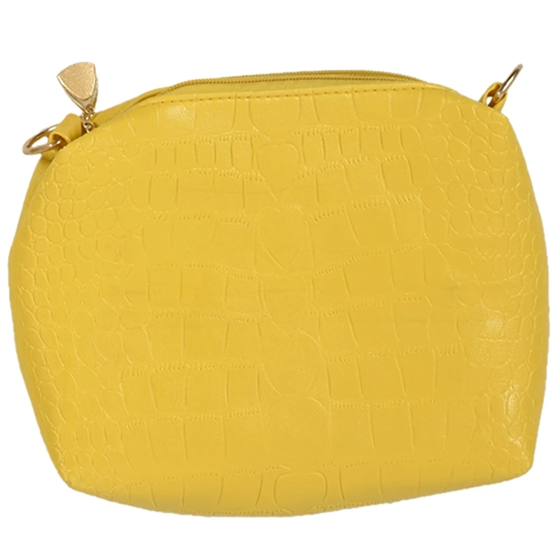 Уникальная сумка через плечо с крокодиловым лицевым покрытием из трех частей