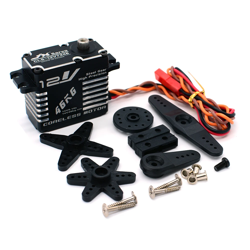 Сервопривод JX CLS 12V7346 46 кг высокоточный стальной механизм с ЧПУ цифровой