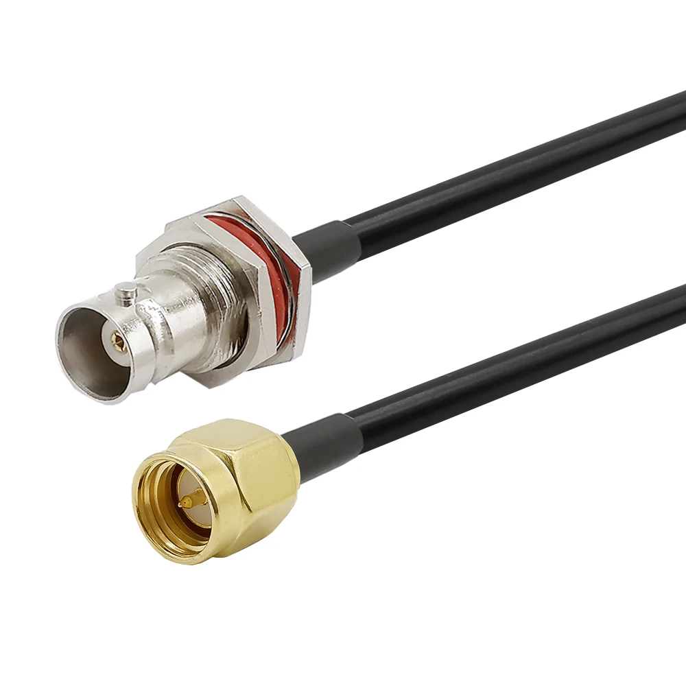 SMA Male to BNC Female LMR195 Cable for Walkie Talkie Icom Yaesu Vertex Standard Horizon Marine VHF Radio Ham | Обустройство дома