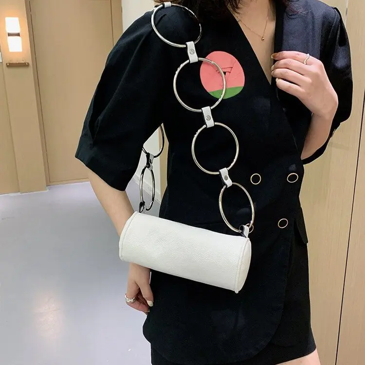 

2021 Fashion Ladies Flip Shoulder Bag Mini Messenger Bag Personality Ladies Bags Chain Pick Girl Shoulder Handbag Satchels