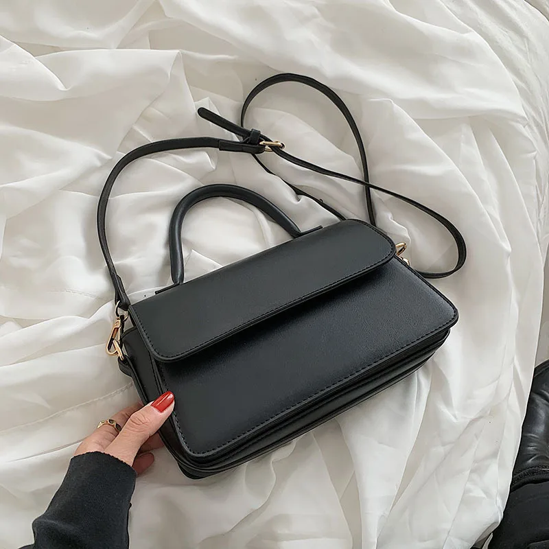 

Брендовые дизайнерские женские сумки на плечо 2021, роскошная сумка через плечо, кошельки и сумочки в простом стиле из искусственной кожи, жен...