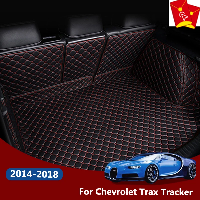 Высококачественный кожаный коврик для багажника напольный Chevrolet Trax Tracker 2014-2018
