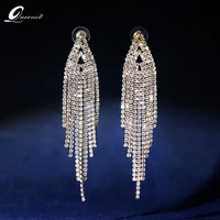 earrings korean fashion pendientes earings 2021 trend new wedding tassel wholesale earings accessories for women gift female