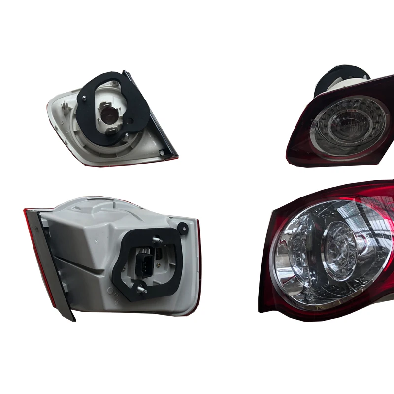 

eOsuns rear lights for volkswagen jetta sagitar bora mk5 2006-10 tail lamps champion red dark cherry