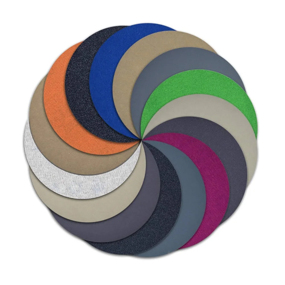 

100pcs Sandpapers 6in/150mm 320-10000Grit Disk Water Sandpaper Flocking Wet And Dry Sanding Discs