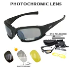 Очки солнцезащитные Daisy X7 мужские фотохромные, тактические поляризационные, комплект очков C5 для военных игр, стрельбы, велоспорта