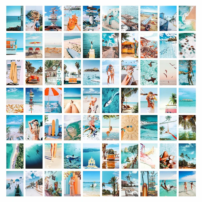 

70 шт. панели эстетические для коллажа комплект Шикарный декор для подростков для мальчиков настенные художественные плакаты принты украше...