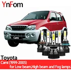 YNFOM комплект светодиодных фар для Toyota Cami J102 122E 1999-2005 ближний свет, дальний свет, противотуманные фары, автомобильные аксессуары, лампы для автомобильных фар
