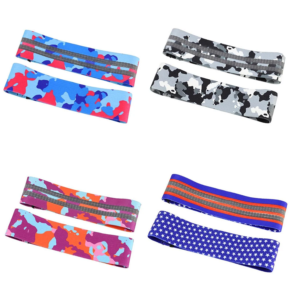 Anti-Slip Hip Resistance Bands Booty Leg Exercise Elastic For Fitness Gym Yoga Stretching Training Workout Equipment | Спорт и