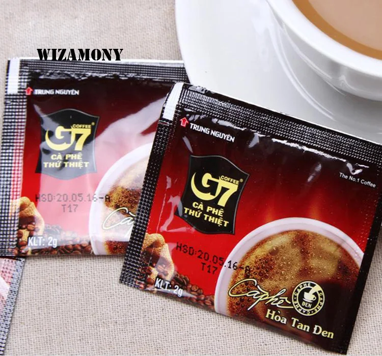 

3 Boxes 45pcs Slimming Coffee for Weight Loss Vietnam Instant G7 Coffee 100% Imported with Original Packaging Black Coffee