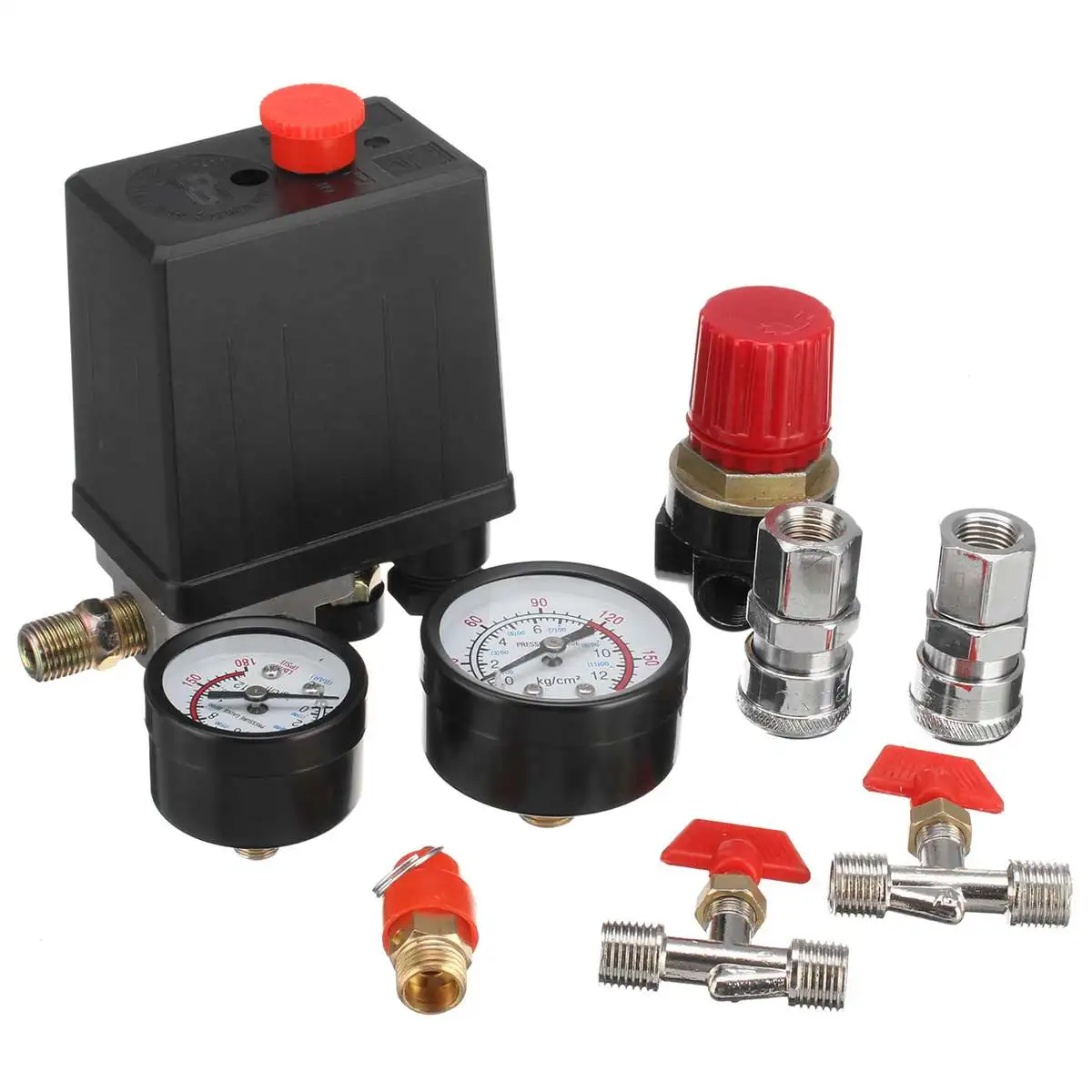 

Регулятор давления воздушного компрессора, 240 в, 95-125PSI