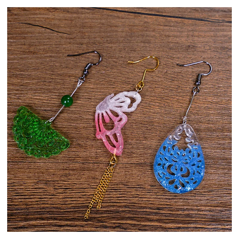 Длинные серьги в старинном стиле, кулон DIY, кристалл, эпоксидная смола, форма, зеркальные силиконовые формы для изготовления ювелирных изделий из смолы