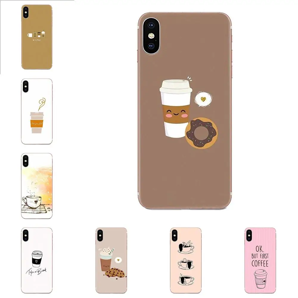 Первый Кофе роскошные чехлы для телефонов htc Desire 530 626 628 630 816 820 830 один A9 M7 M8 M9 M10 E9 U11
