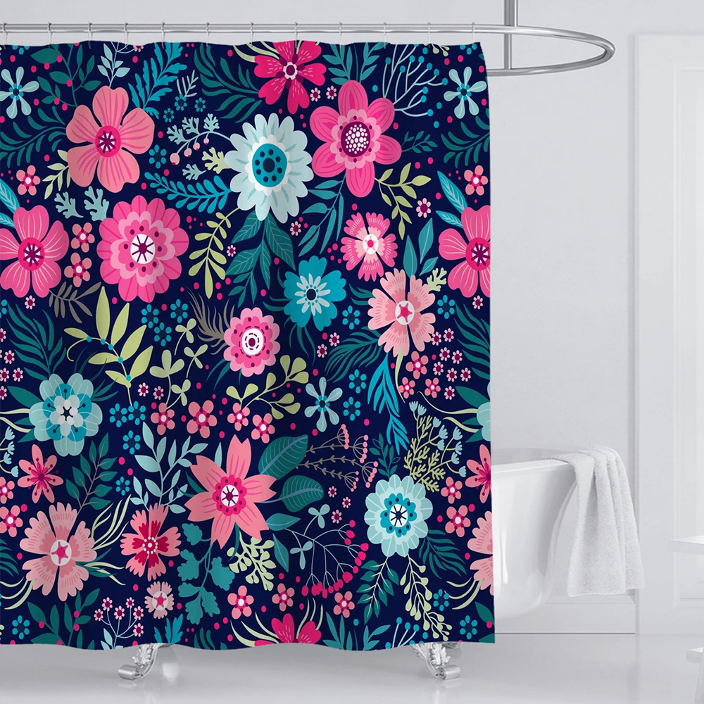 Прямая поставка занавеска для душа ванной водонепроницаемая из полиэстера