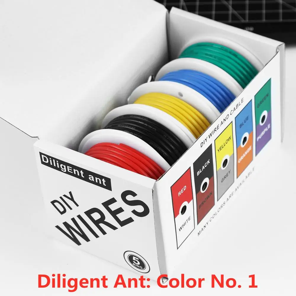 

Цветной комбинированный провод Diligent ant 1007