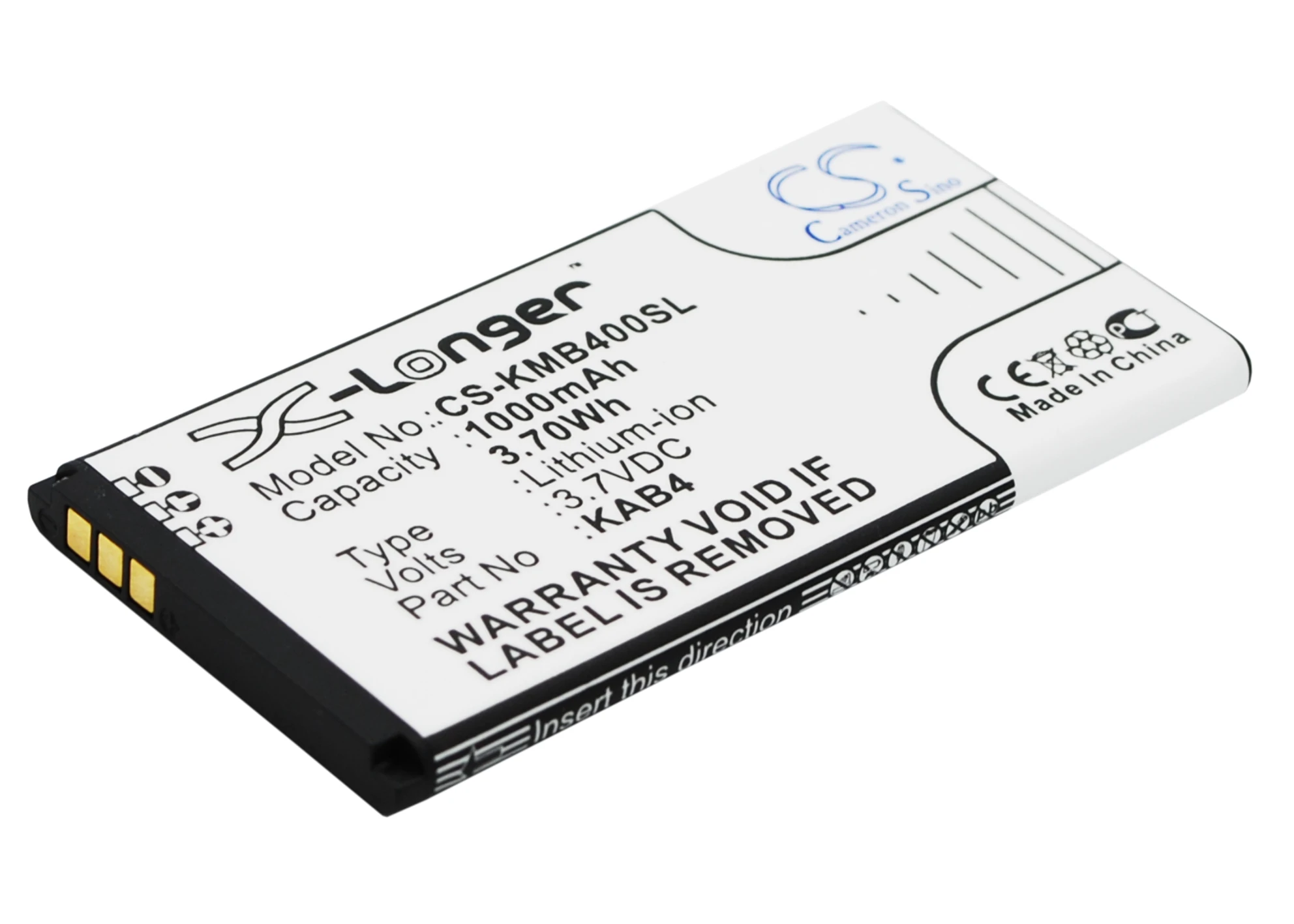 

CameronSino for KAZAM Life B4 for MAXCOM MM720 MM720BB MM721BB KAB4 KAB4-AAABA005026 battery