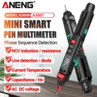 Мультиметр цифровой, 6000 отсчетов, ЖК-дисплей, подсветка, фонарик, автоматическое отключение напряжения, тока, сопротивления, емкости