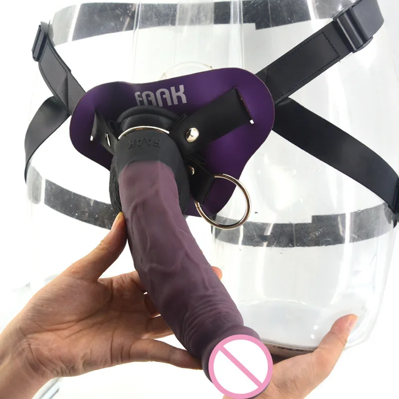 FAAK фаллоимитатор кожаные штаны пенис Анальная пробка Мужской корень женский lala