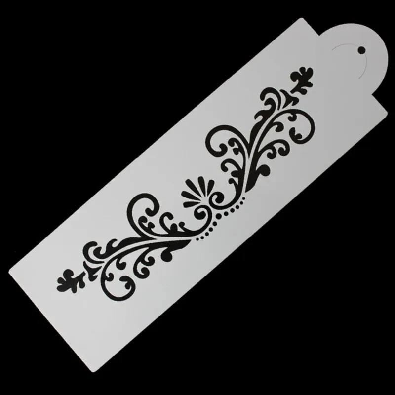 Полый цветок Снежинка спрей для торта форма печенья помадка торт мусс украшения