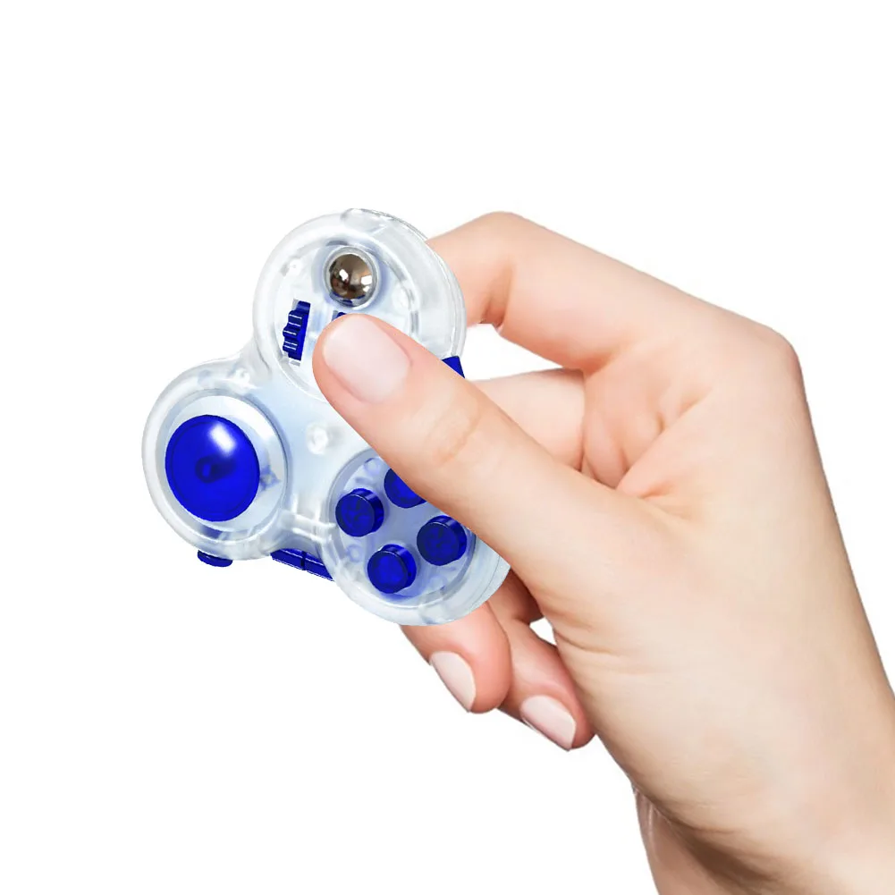 La descompresi&oacute;n juguetes, para la punta del dedo Gyro empujar Fidget Puzzle juego estr&eacute;s port&aacute;til presionando y material de ventilaci&oacute;n descompresi&oacute;n de juguete-1