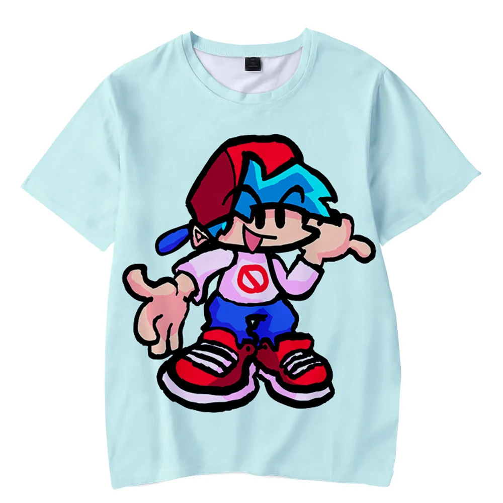 

3D Printing Short-sleeved T-shirt Fashion Summer Material Light Comfort 0-neck Casual Streetwear Super Large Size All-match Top