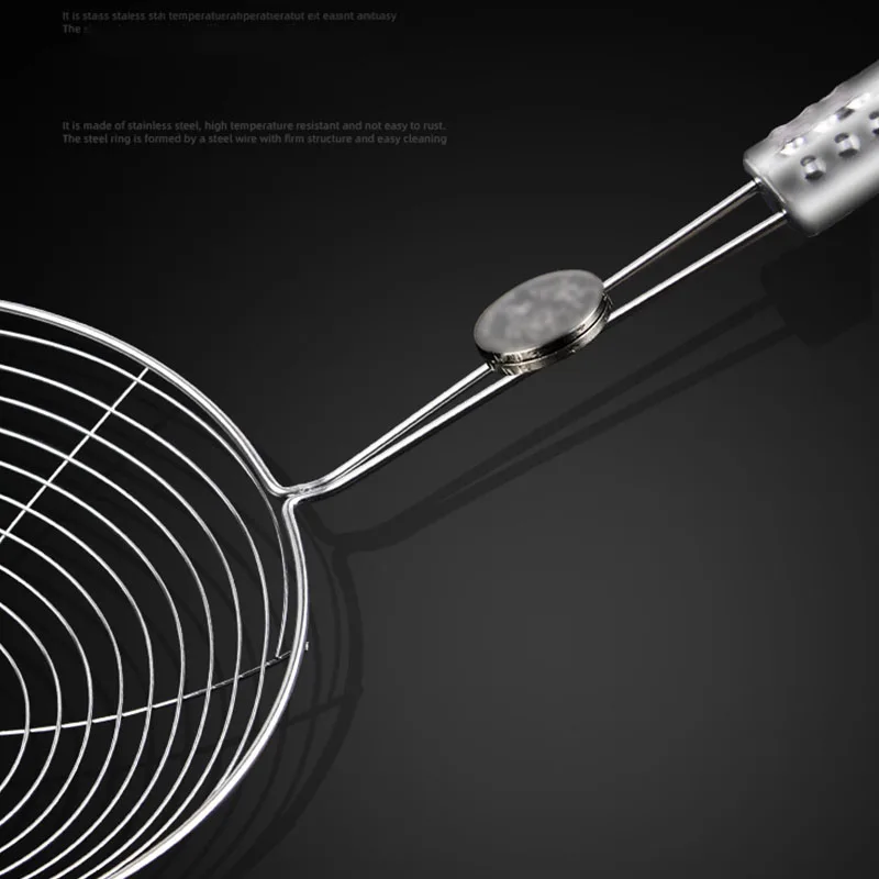 

Kitchen Tools Oil Pot Strainer Ladle Skimmer Oval Fine Mesh Stainless Steel for Food kitchen gadget sets