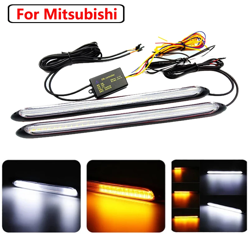 2 Шт Автомобильные светодиодные дневные ходовые огни для бега светильник сигнала