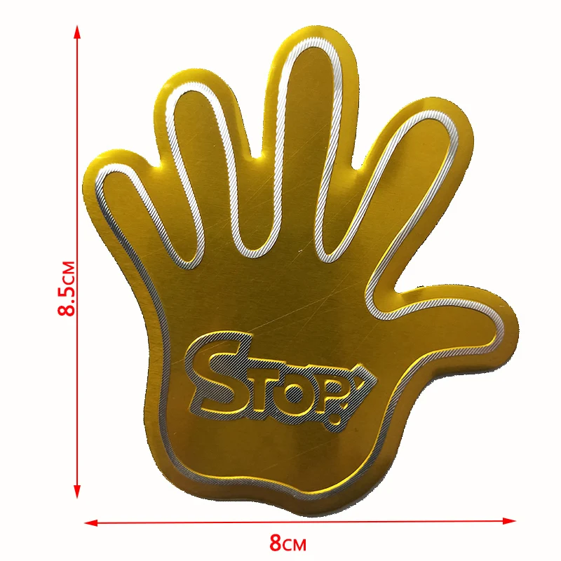 Наклейка с эмблемой для стайлинга автомобиля Stop Hand 2 наклейка | Автомобили и