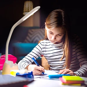 настольная лампа насСветодиодный светильник для учебы с держателем ручек