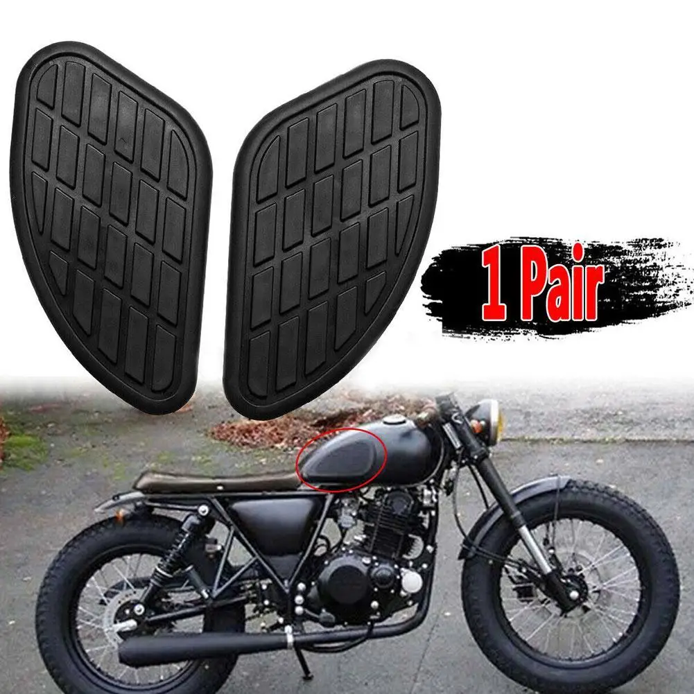

Motorcycles Tank Rubber Side Cover Universal Protection Stickers Scratchproof Modification Supplies Retro Fuel Tank Decorative