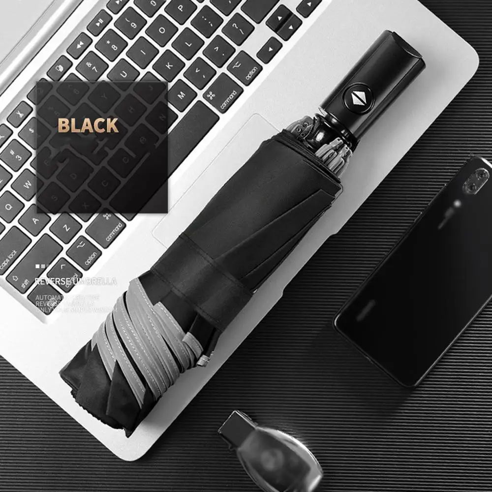 Автоматический складной зонт для мужчин и женщин зонтик от солнца ветра в